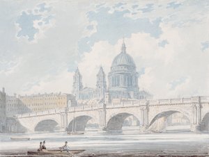 セントポール大聖堂、1793 作： Edward Dayes